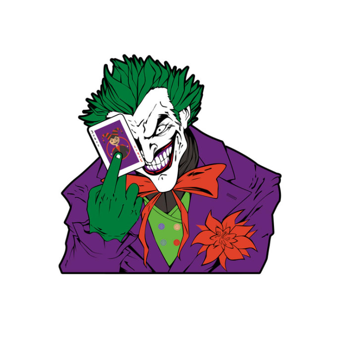 Do make an modern unique joker mascot logo by Oral_zieme2 | Fiverr