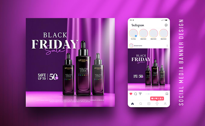 design ad creatives, web graphics, story images, posts, and banner ads for you