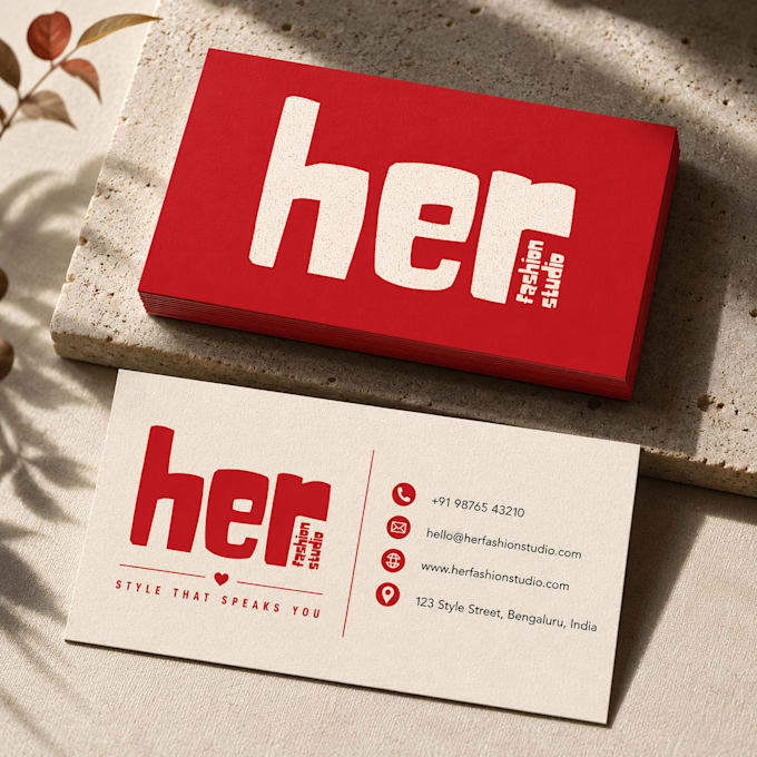 design a visiting card for you