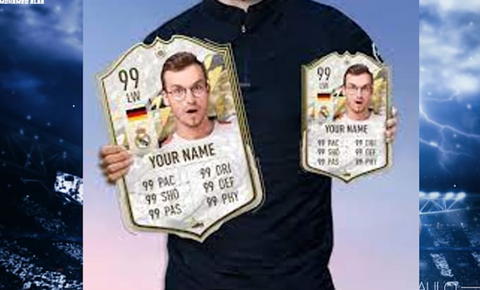 make for you a fifa card with your own stats