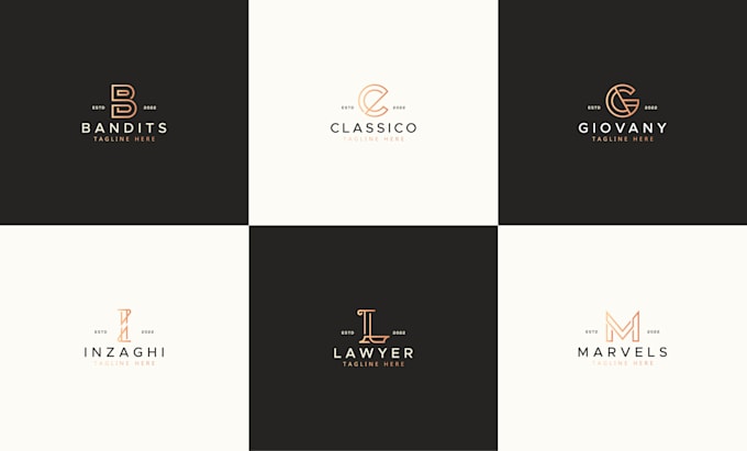 design modern initial logo for your clothing brand