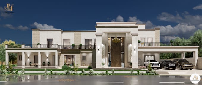 produce high quality 3d house elevation design and rendering
