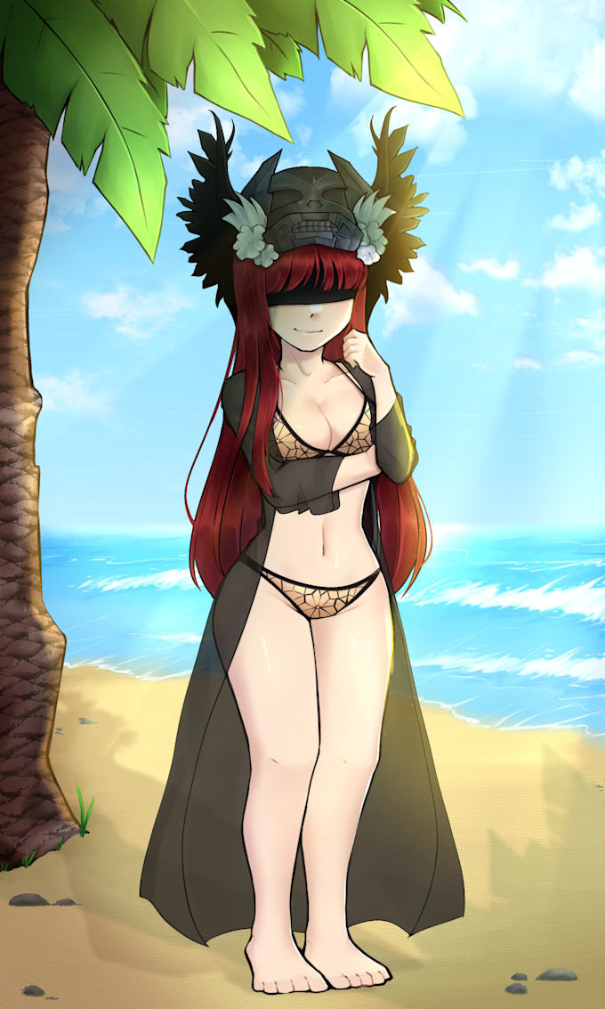 draw any character, roblox, minecraft, oc in my anime artstyle