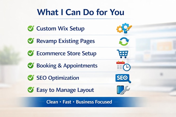design or redesign a professional wix website or wix ecommerce store