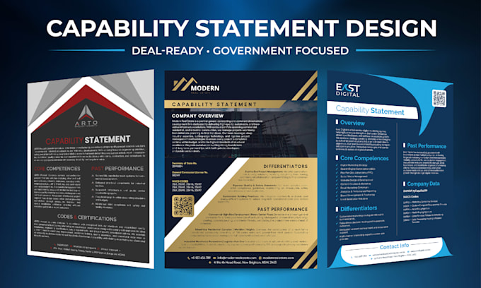 write and design a winning government capability statement