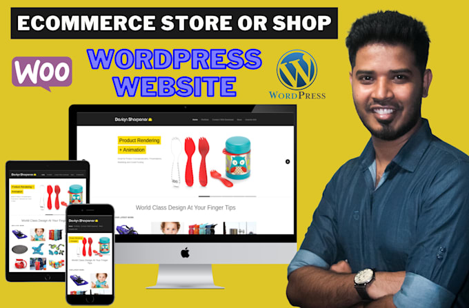 build wordpress ecommerce store and shop with woocommerce