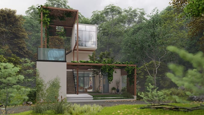 create photorealistic architectural 3d renderings