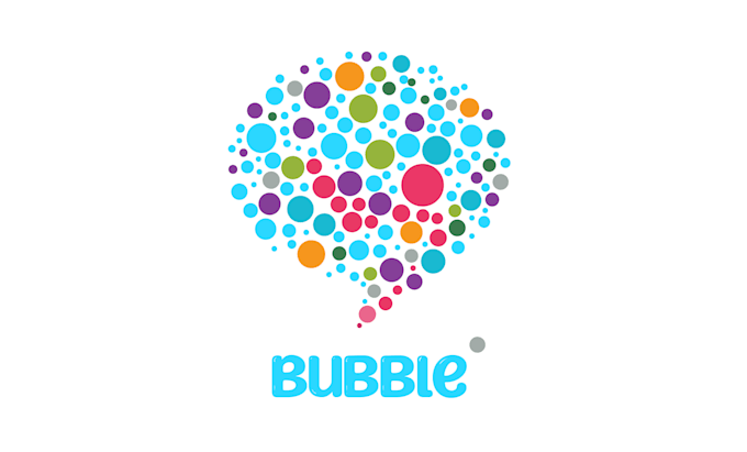 design a professional bubble logo