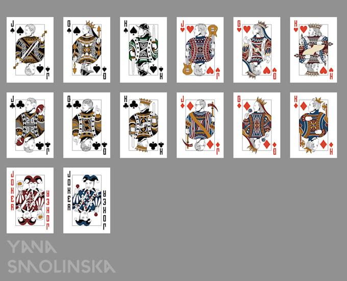design custom playing cards or tarot decks