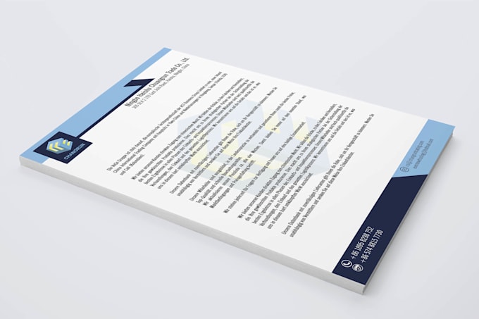 design creative and professional letterhead