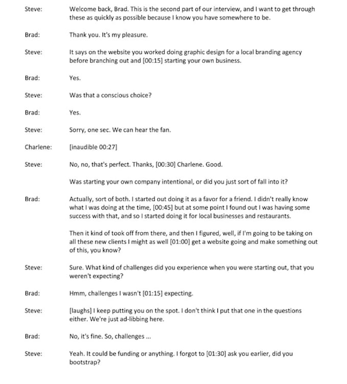 transcribe 30 min audio video premium transcript express