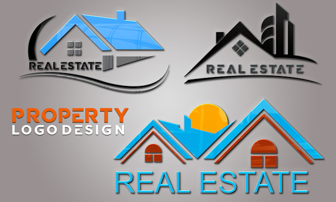 design real estate, construction, property , business logo