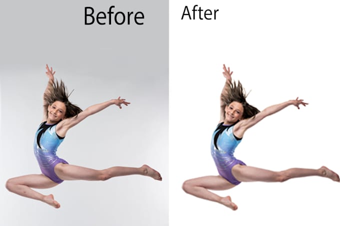 do professional background removal model hair masking  and retouching