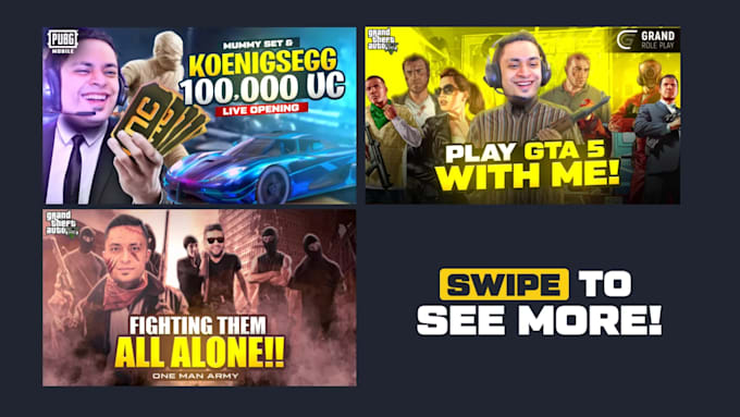 design attractive youtube thumbnail