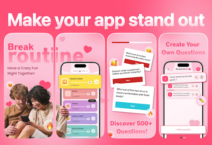 design high converting app store screenshots and play store
