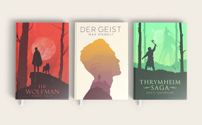create modern, minimalist book cover design or KDP cover
