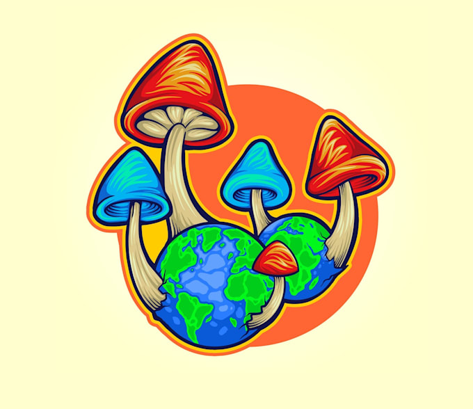 do make an modern unique mushroom logo