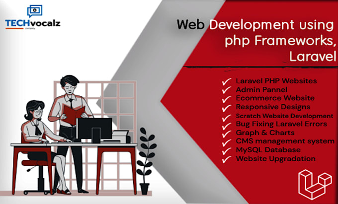 fix and develop website using PHP, laravel and codeigniter