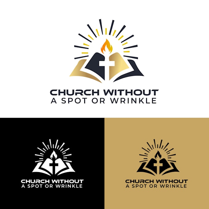 design a unique church logo, church seal and 3d mockup