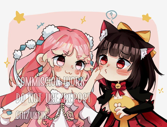 draw cute chibi anime character for you