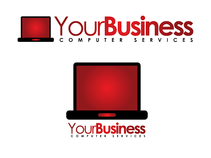 design a modern computer logo for your business