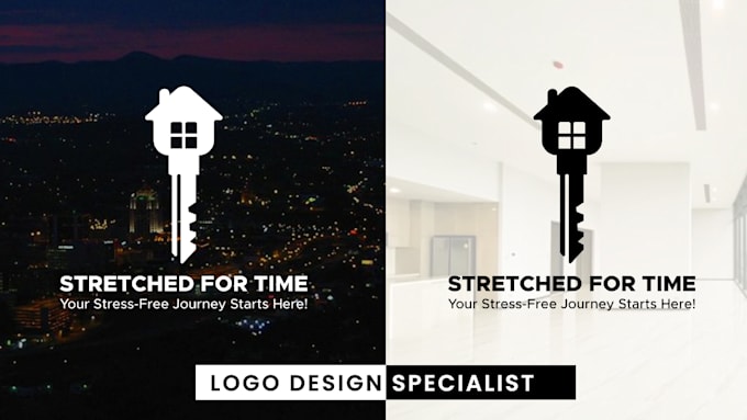 design real estate, real estate business, construction logo