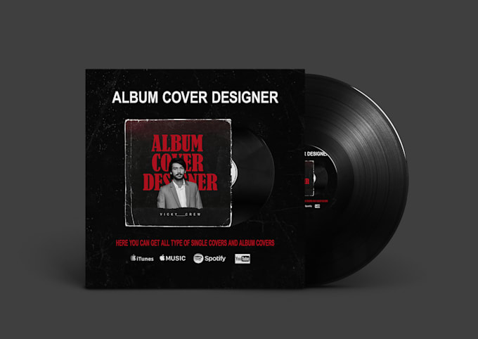 design custom album cover or single cover art