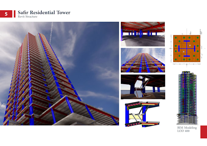Bim structural modeling lod 400 by Aliganjei588 | Fiverr