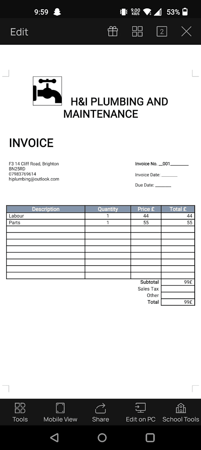 Do bookkeeping on quickbooks excel and make invoices with templates by