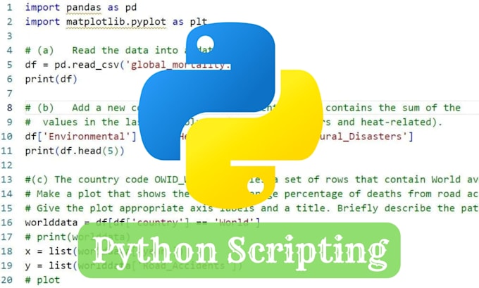 create custom python scripts for your needs