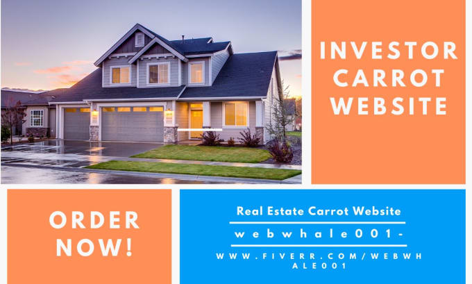 Design real estate investor website investor carrot website real estate