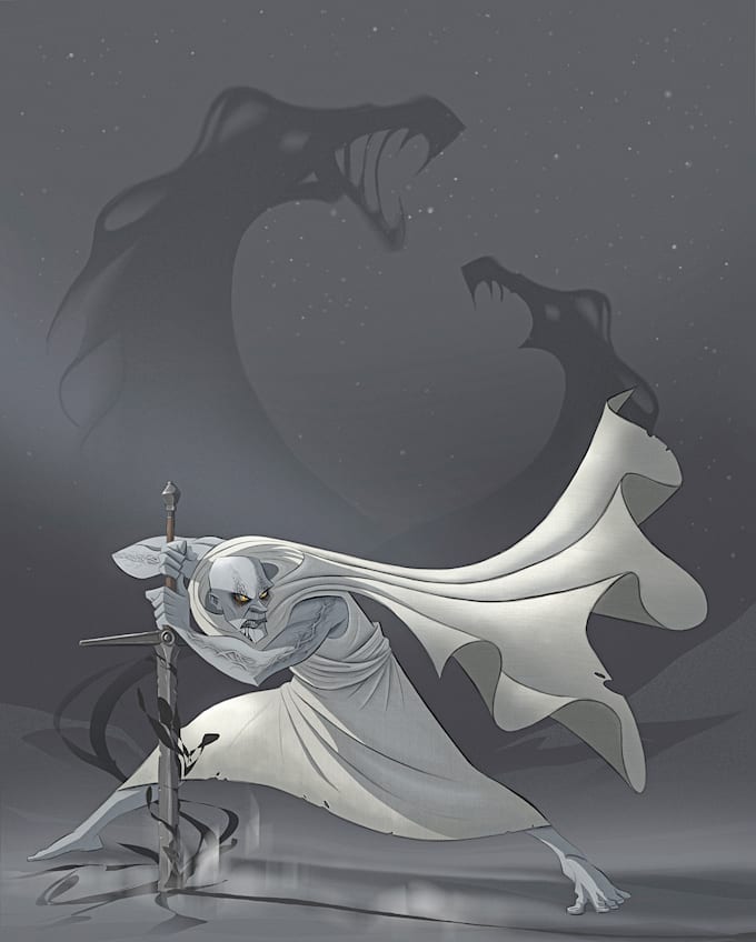 draw characters and environments in any style of ilustration