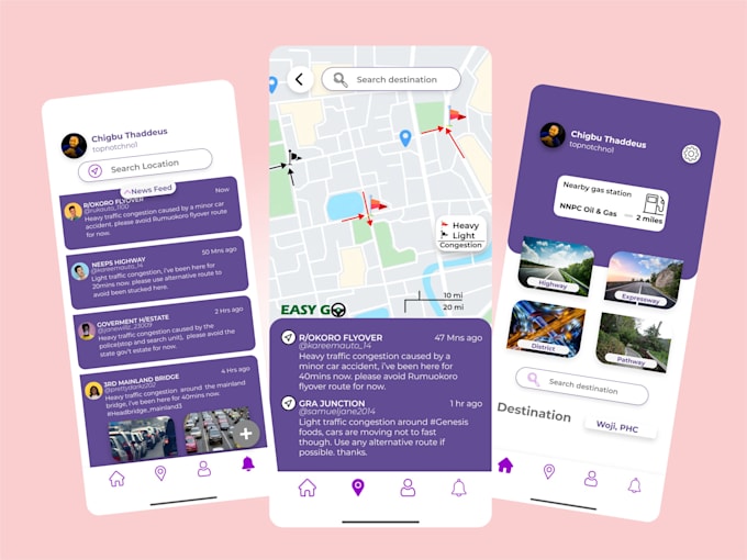 design website landing page and mobile app UI UX
