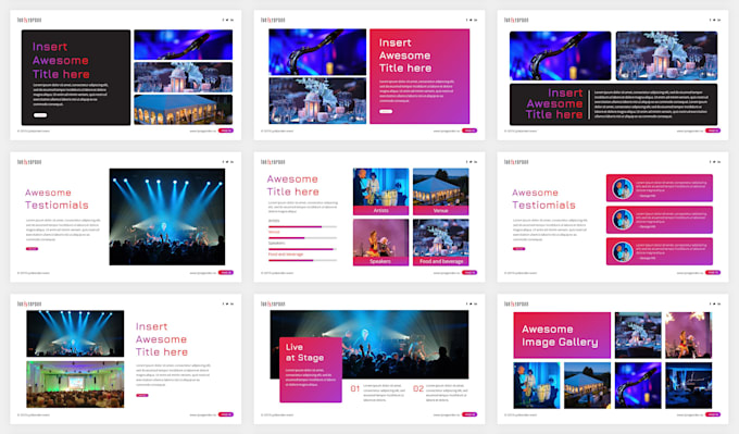 design business pitch deck powerpoint presentation and company profile