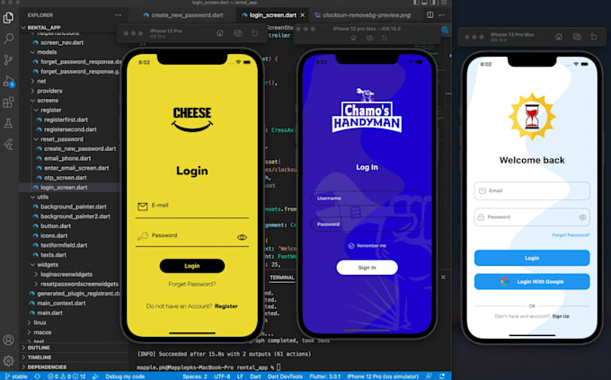 be your flutter developer and build flutter app with firebase