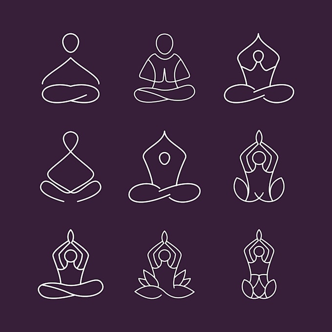 design life coach, health, fitness, and medical logo