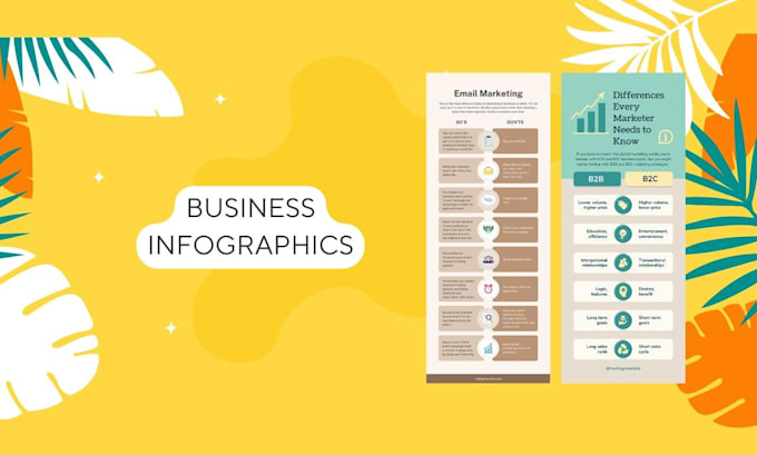 design professional creative attractive infographics