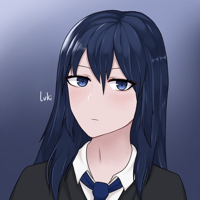 draw a cute anime or cartoony pfp for you