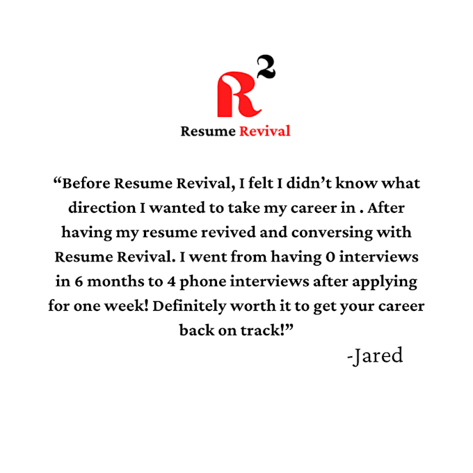 Revive your resume now by Resume_revival Fiverr
