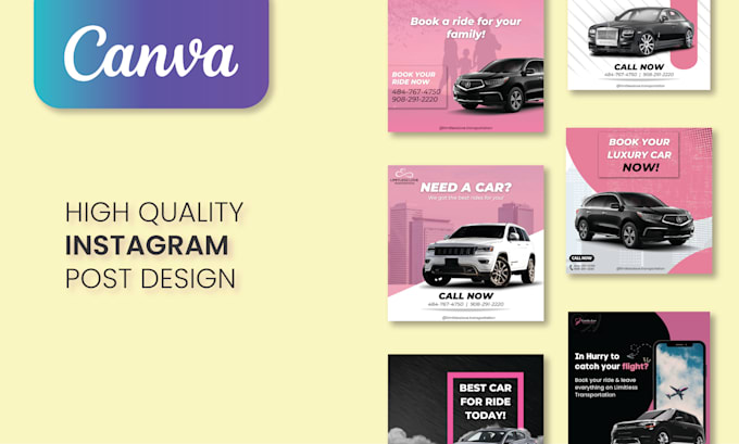 create editable canva templates and instagram post design for an attractive feed