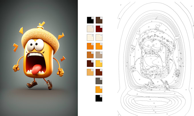 create paint by numbers