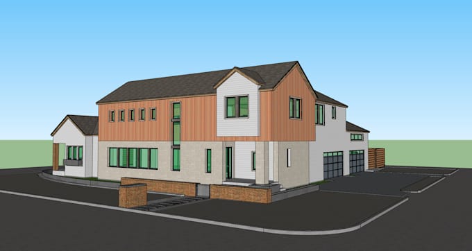 do architectural 3d modeling in sketchup