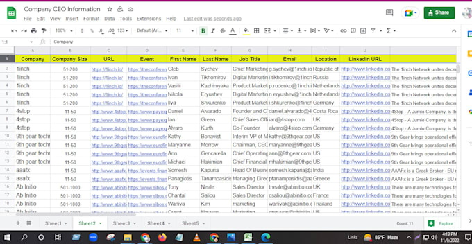 do b2b lead generation, linkedin leads, email list building