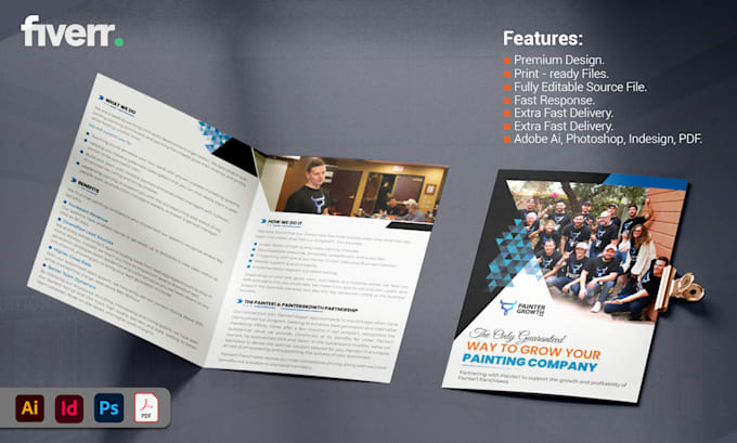 do professional brochure, bi fold, tri fold,and flyer design