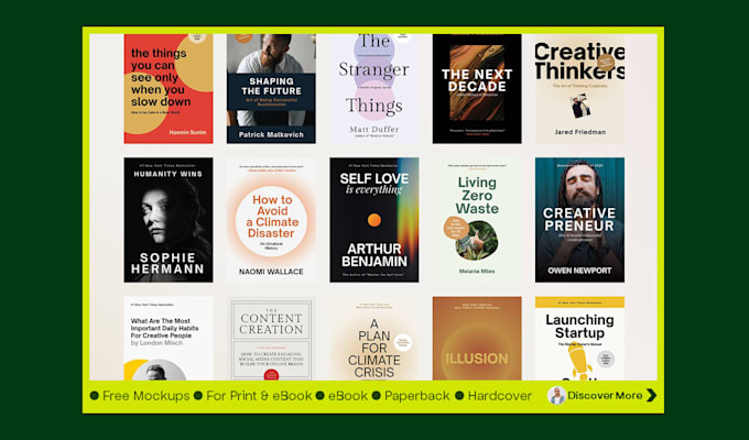 design a premium nonfiction book cover for KDP and print