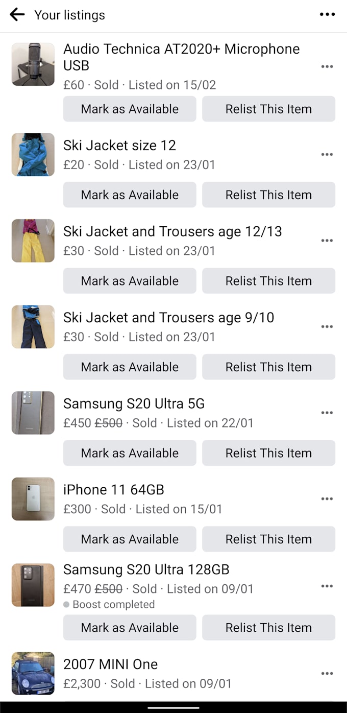 Help get your item sold on facebook marketplace by Edgibbo Fiverr