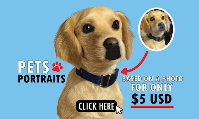turn your pet into a digital artwork