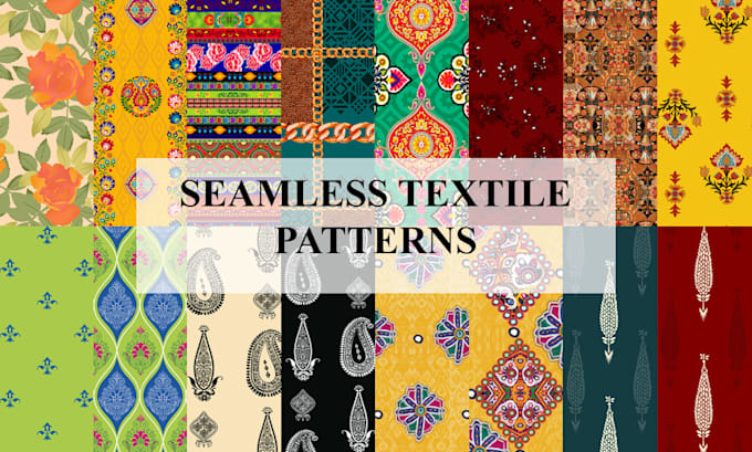 design unique seamless patterns and textile prints