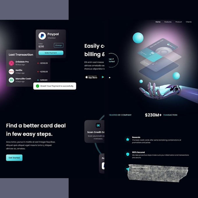 build react js next js website development with tailwind css responsive design