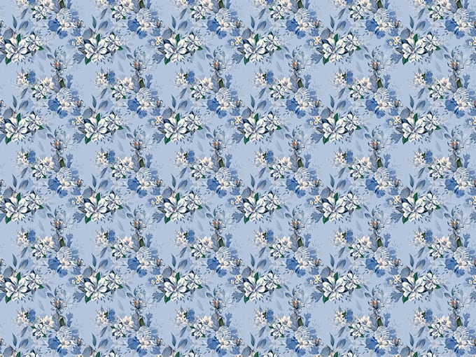 hand drawn surface pattern designs for fashion textiles